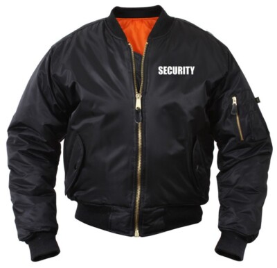 Rothco MA-1 Flight Jacket With Security Print
