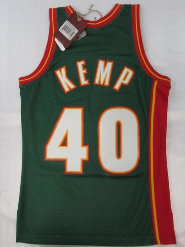 New 1995-96 Shawn Kemp #40 Supersonics Mens Mitchell & Ness Swingman Jersey$130 - Picture 11 of 12