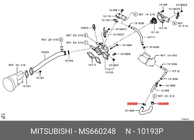 Genuine OE Clip Supercharger MS660248 For Mitsubishi MS66-0248