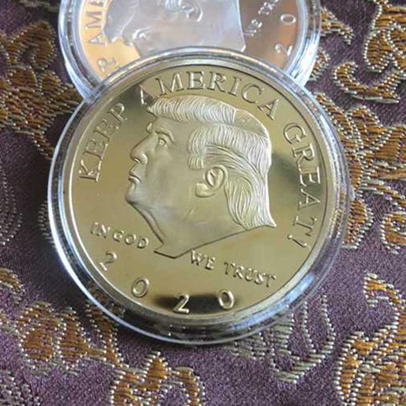New Commemorative Coin 2020 President Donald Trump Gold