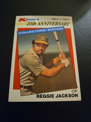 One 1987-Topps Kmart 25th Anniversary -#16-Reggie Jackson -Oakland Athletics - Picture 1 of 4