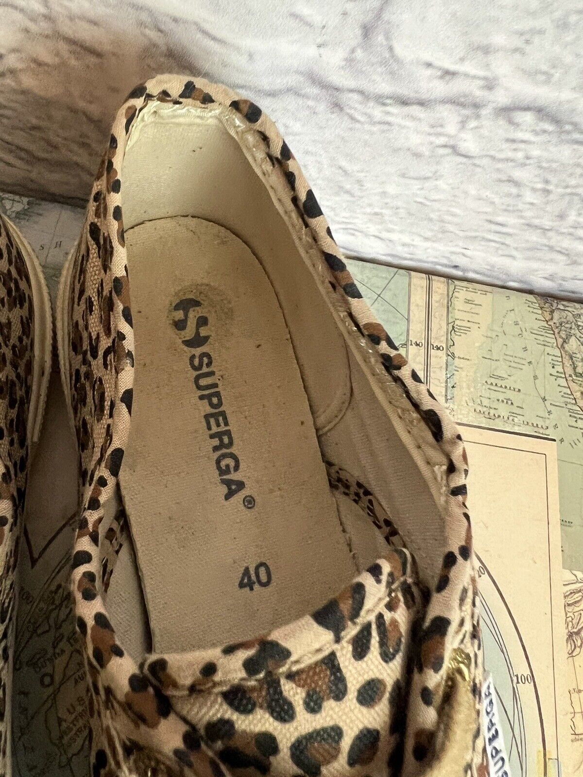 SUPERGA Italy Leopard Cheetah Print Trainers Snea… - image 6