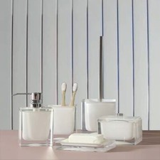 4x White Gloss Silver 2 strip  Wet Wall Panels 8mm x 2700mm x 250mm Wall Panels