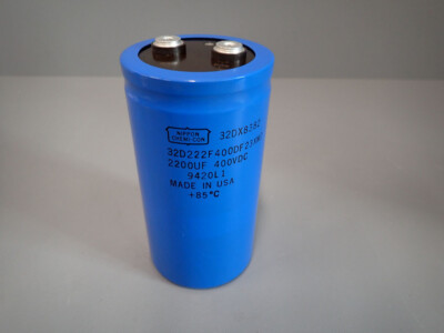 32DX8382 - NIPPON CHEMI-CON - 32D222F400DF23XM2 / Kondensator 2200UF USED