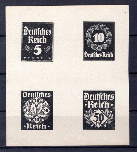 Dr-Infla Proof Print Sheet Per Unissued Series (T8252