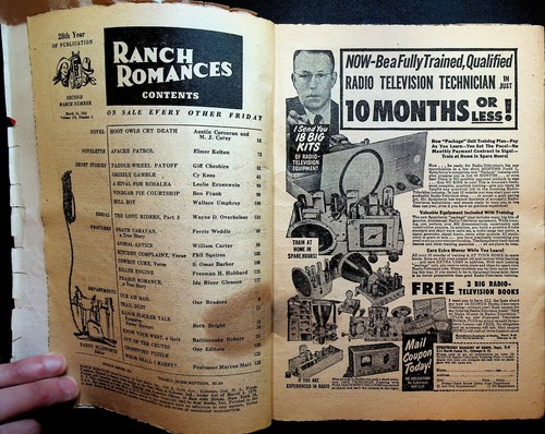 Ranch Romances Pulp 2nd March 1952 Jimmy Stewart Maureen O'Hara Peter Lawford - Picture 2 of 4