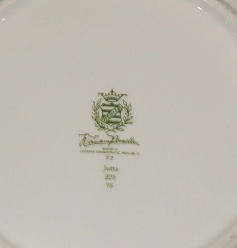 RARE 12.3/4" Echt Weimar White & Gold Plate Jutta 328 Germany NEW! - Picture 5 of 12