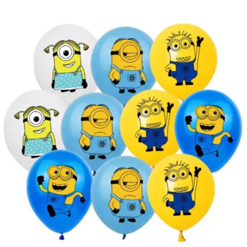 MINIONS BALLON SET ⭐ 10x Minion Luftballons Kindergeburtstag Motto Party Ballons - Bild 7 von 7