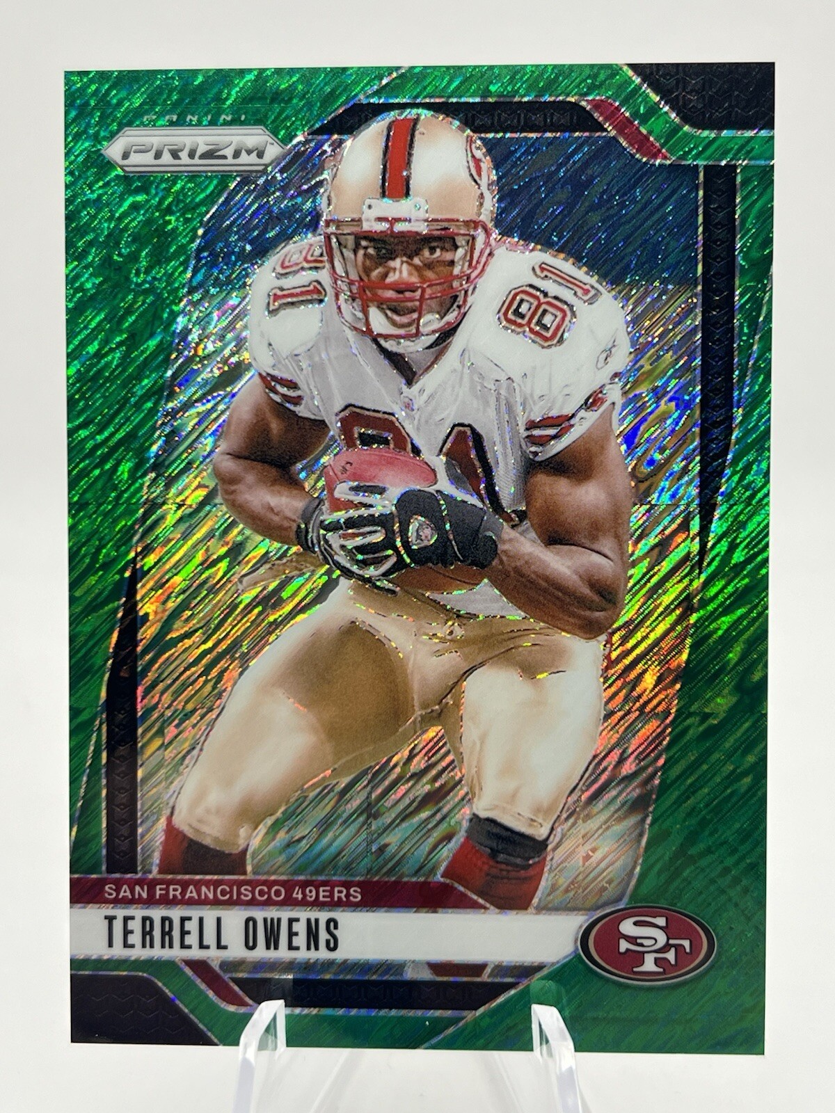 2024 Panini Prizm Terrell Owens Green Shimmer /5