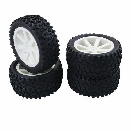 4X 87mm Gummi Rally Auto Felge und Reifen Hex Für HSP HPI 1:10 RC Racing Auto - Bild 12 von 13