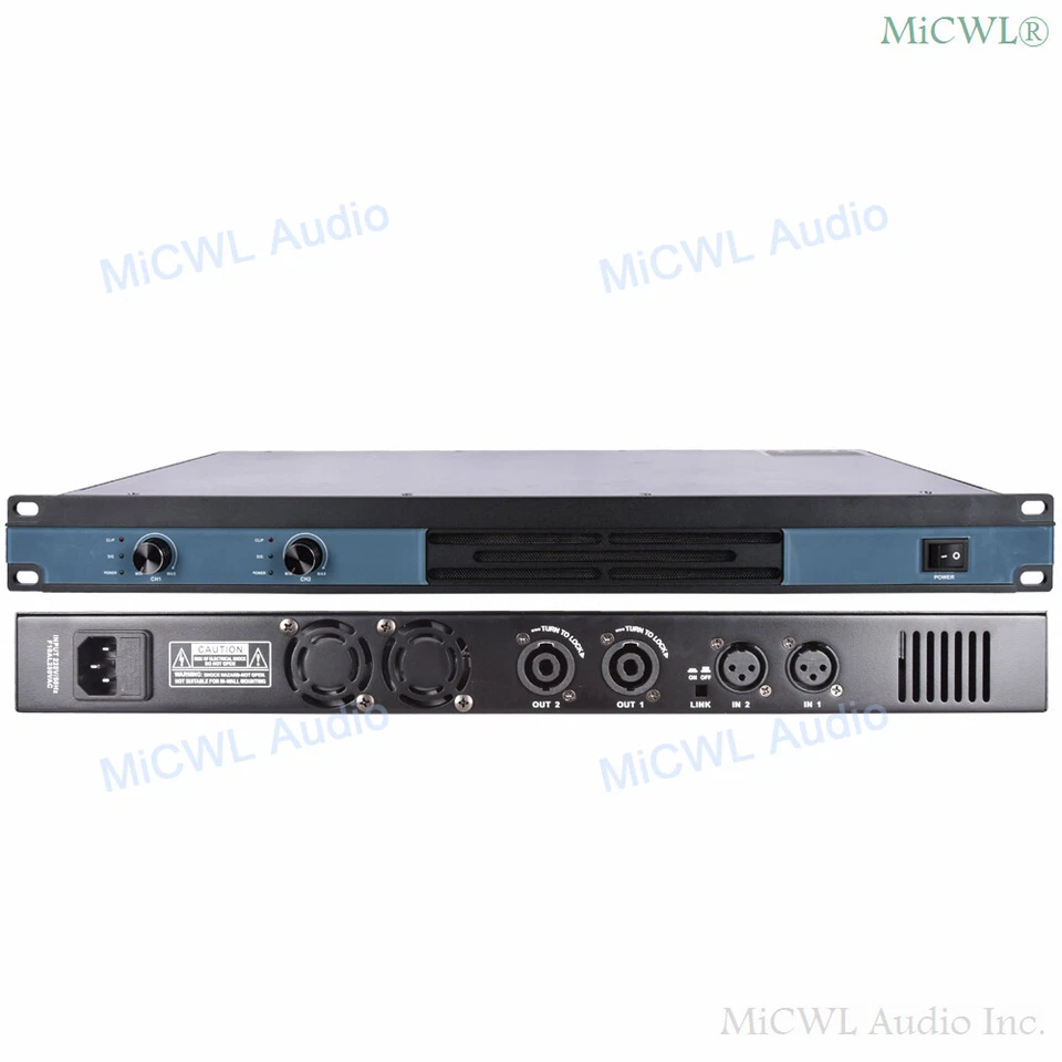 Pro 5200W 4 Channel Digital Power Amplifier Audio PreAMPs 2600 watt 2 Channel - Image 2 of 4