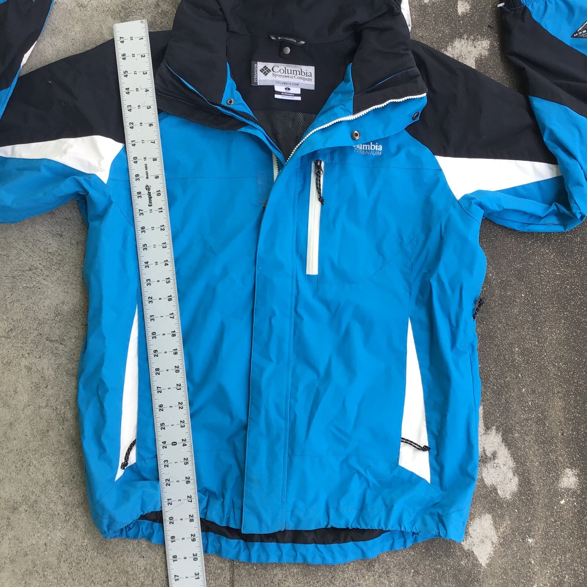 Columbia Titanium Omni Tech Shell Jacket Men Large Winter