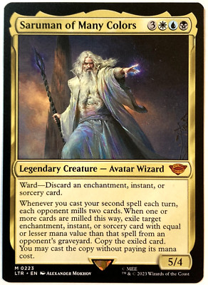 MTG Saruman of Many Colors The Lord of the Rings 0223 Pack Fresh