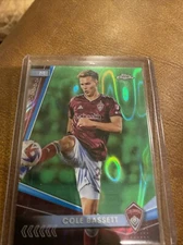 2024 Topps Chrome MLS Cole Bassett Green Lava