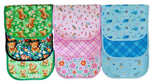 Image of 3 Super-Soft Bibs 0 - 12 Months BPA Free