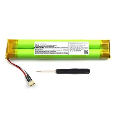 CW BATTERY 2000mAh Ni-MH Battery for TDK Life on Record A33 Wireless Bluetooth Speaker