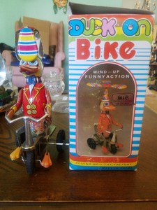 duck on bike toy