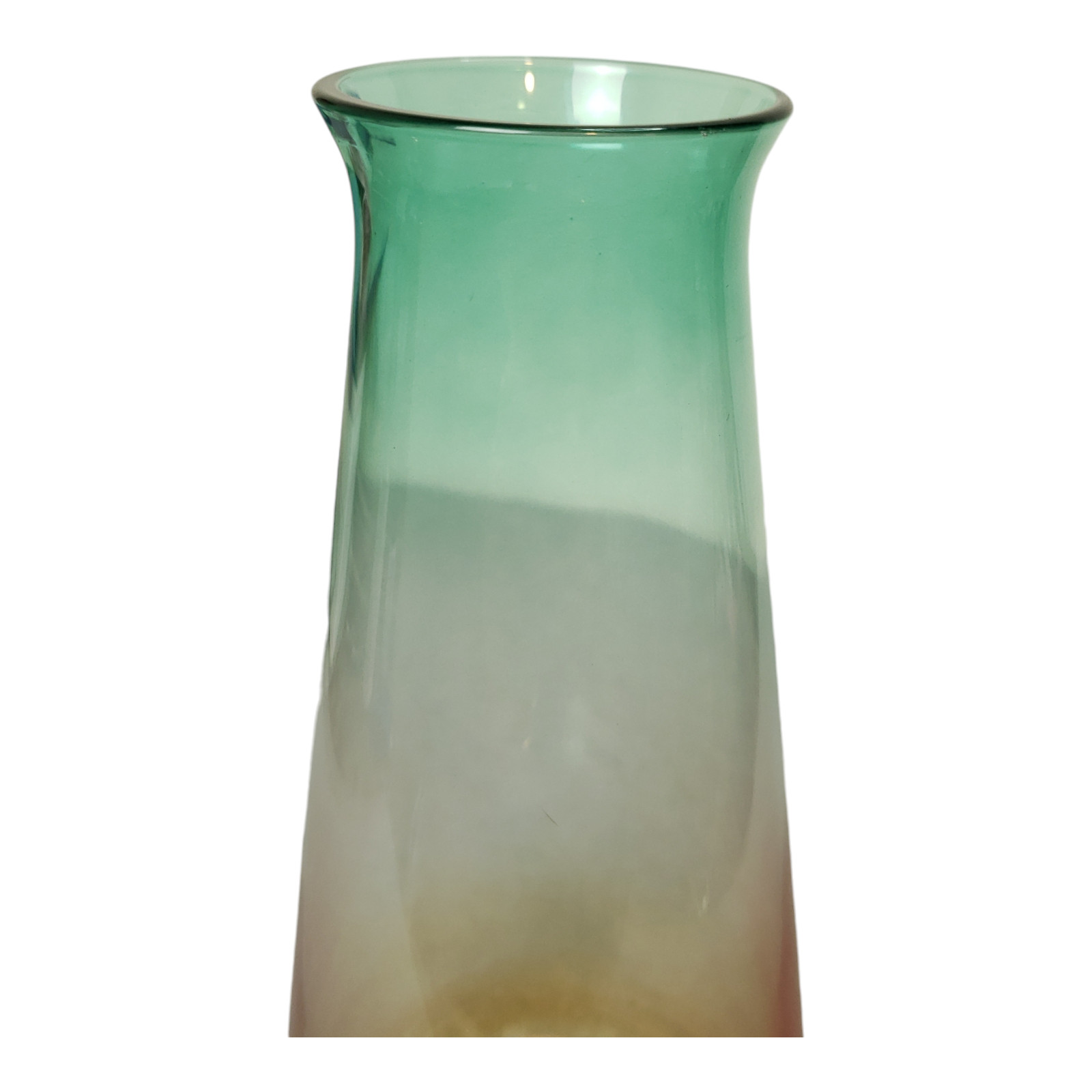 5pcs Glass Water Carafe w/ 4 Tea Cups Set Colorful Ombre Designer 