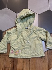 Winnie The Pooh Piglet Disney Jacket Embroidered Vintage 24m Hooded Flowers CUTE