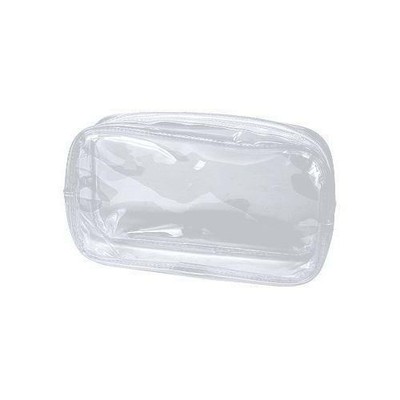 clear bolsa with french writing