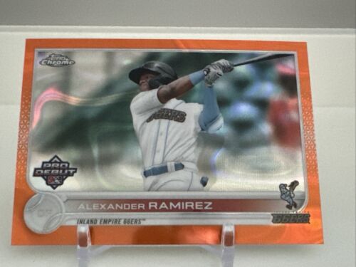 2022 Topps Pro Debüt #PDC-106 Alexander Ramirez orange Lava parallel #'d 12/25