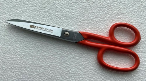 Professionelle geschmiedete microverzahnte Laden Gummi Industrie Schere SOLINGEN - Bild 2 von 2