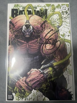 Absolute Batman #18 Signed by Snyder w/ CSA COA Tyler Kirkham Battle Damage Bane