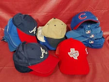 Bulk Lot of 20 Used Caps Hats Baseball - Various Brands & Teams - Need Cleaned