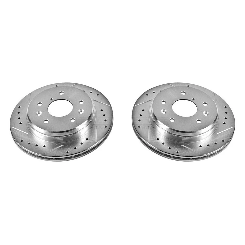 PowerStop JBR383XPR Brake Rotors For Mazda RX-7 1986-1991 Rear - Image 2 of 4