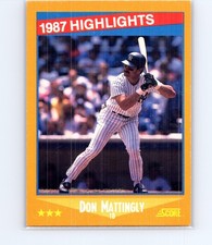 1988 Score Don Mattingly #658