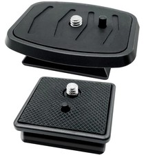 IOUALEY 2 Pack 41mm and 43mm Tripod Quick Release Plate Camera Mounting Adapt...