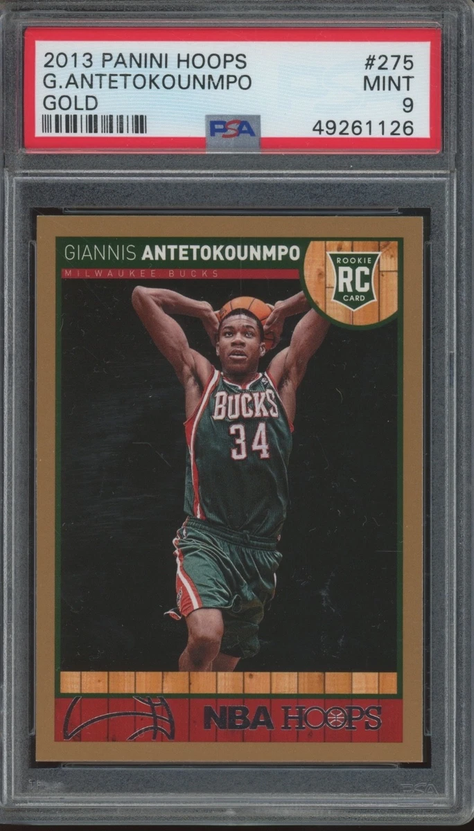 Giannis Antetokounmpo Basketball Grade 9 Rookie Sports Trading