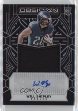 2024 Panini Obsidian Rookie Jumbo Jersey 298/299 Will Shipley #RJJ-WSY Auto 12xo