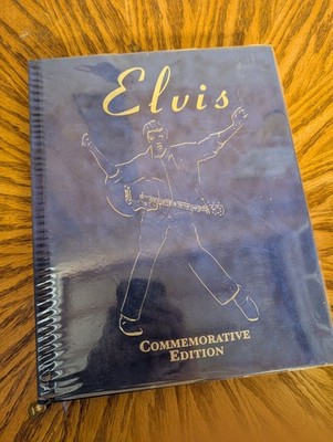 Elvis Presley 2002 Commemorative Edition Blue Suede Shoes Cover Book