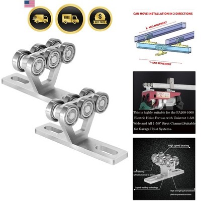 Hoist Trolley for PA200-1000 Electric Hoist 6 Wheel Trolley Assembly for use ...