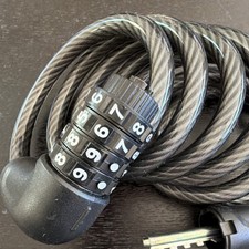 ABUS 5510C Cable Bike Lock Combination Key Bl...