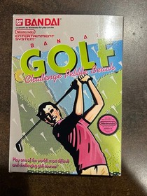 Bandai Golf Challenge Nintendo NES Complete CIB - MINTY!!
