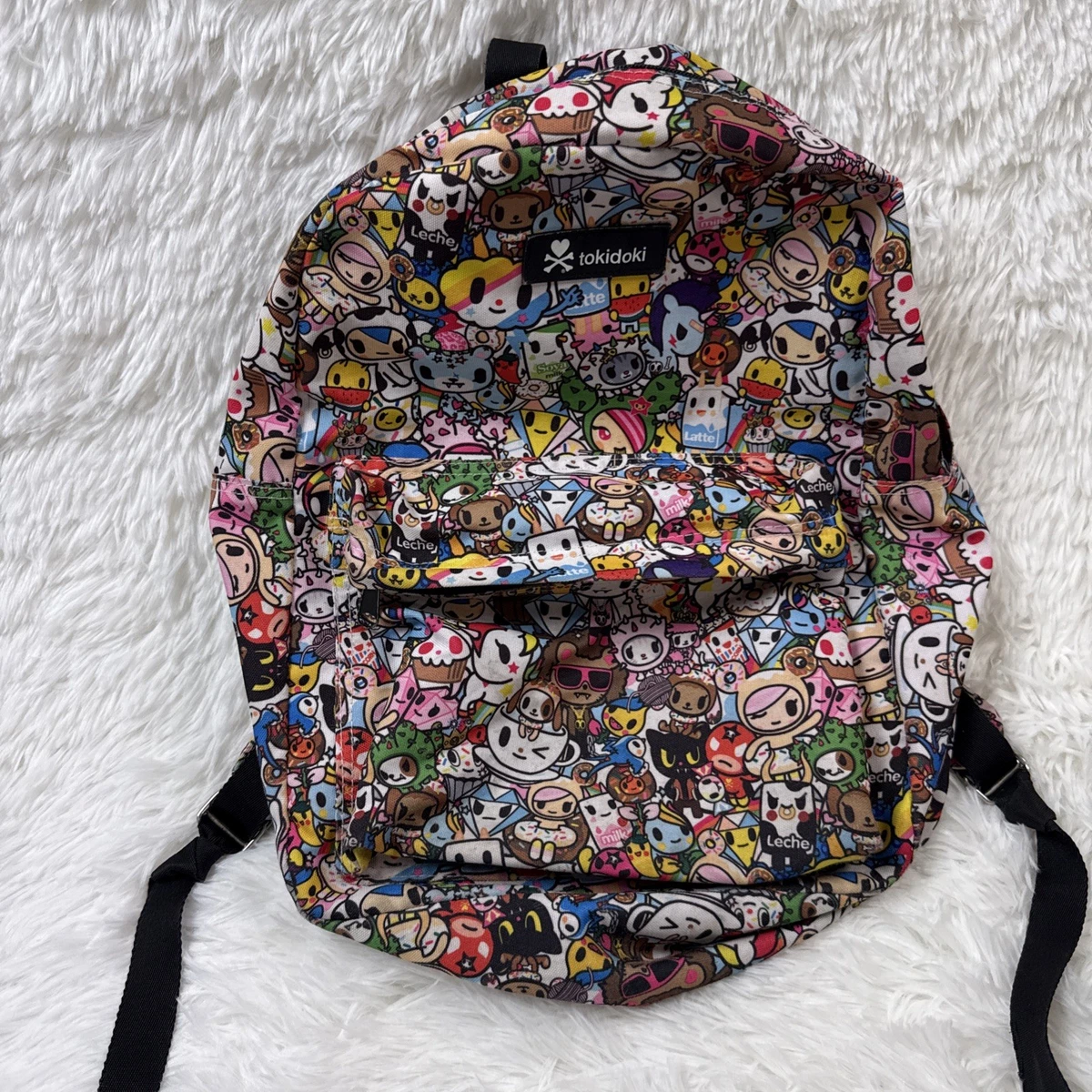 Tokidoki All Over Print Backpack - Cute Colorful Characters! tokidoki Stay Groovy Mini Backpack | retro vibes and  main image 2