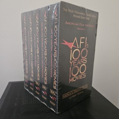 AFI'S 100 Years 100 Movies American Film Institute 10 Part Series VHS Collection