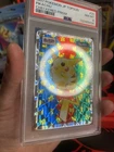 1997 POKEMON JAPANESE TOPSUN FOIL #25 PIKACHU PSA 8