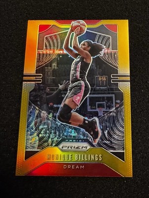 MONIQUE BILLINGS 2020 Panini Prizm WNBA GOLD REFRACTOR #4/10 Mo Atlanta Dream