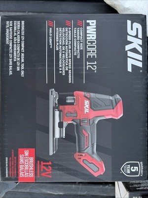 Skil Pwrcore 12V Brushless Jigsaw Cordless JS5833A-00 NIB