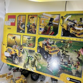LEGO Dino 5884 Raptor Chase Incomplete Mini Figures Box Manual *NO Dino*