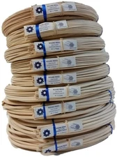 Round Reed One Pound Coil of Various Lengths Peerless Rattan Natural Choose Size