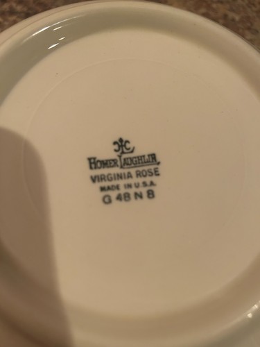 Homer Laughlin, Virginia Rose, Serving Bowl 8.5"x2.5”, Pottery, G48 N8. Nice! - Picture 4 of 5