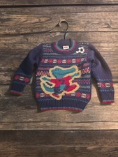VTG Made in USA Little Fun Boys Sweater Alligator Mascot#7 Uni Of Florida 2/3T