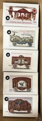 Lot of 5 Sparkling Star Models N scale (Circus Wagon) Kits (new open boxes)