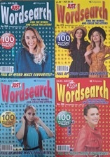 4 x Just Wordsearch Puzzle Books (Issues 394 - 397)  over 400 Puzzles