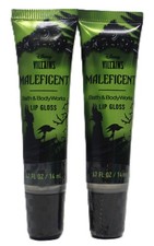 x2 Disney Villains Maleficent Lip Gloss Bath  Body Works Brand New