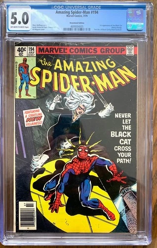 1979 Bronze Age Marvel Comic THE AMAZING SPIDER-MAN #194 - CGC 5.0
